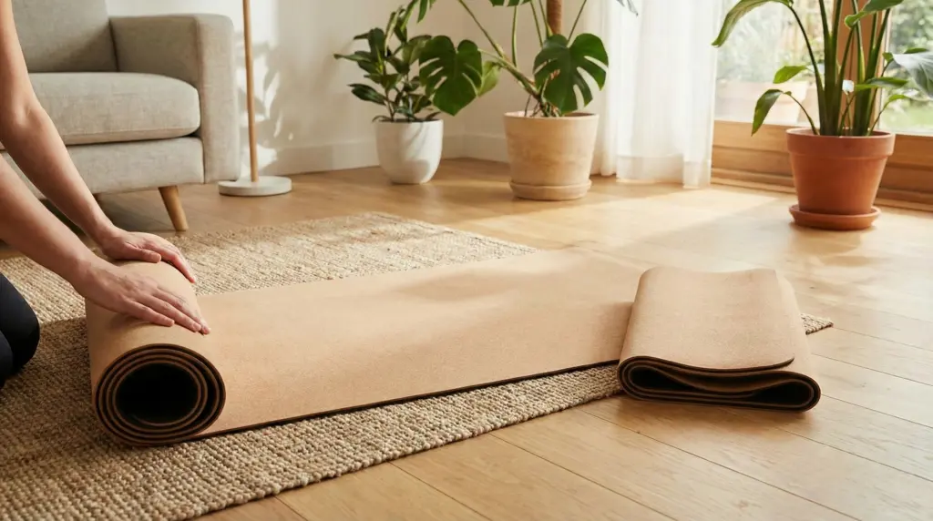 Mag je een yogamat opvouwen?